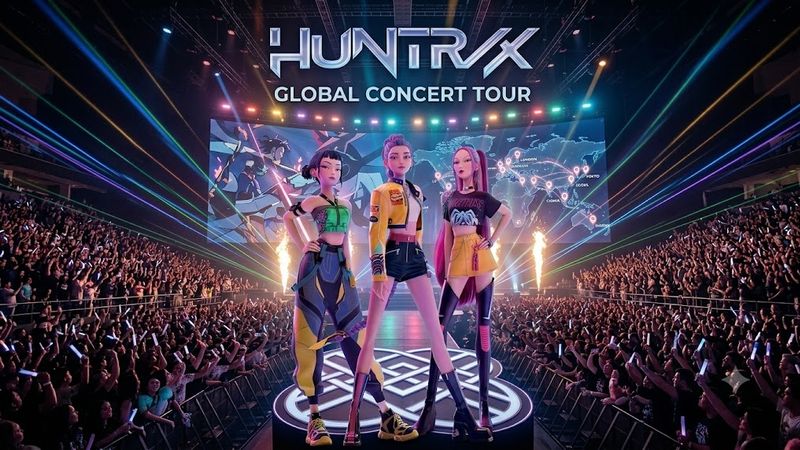 Netflix confirmed a KPop Demon Hunters world tour, but this lineup mystery has K-pop fans asking big questions