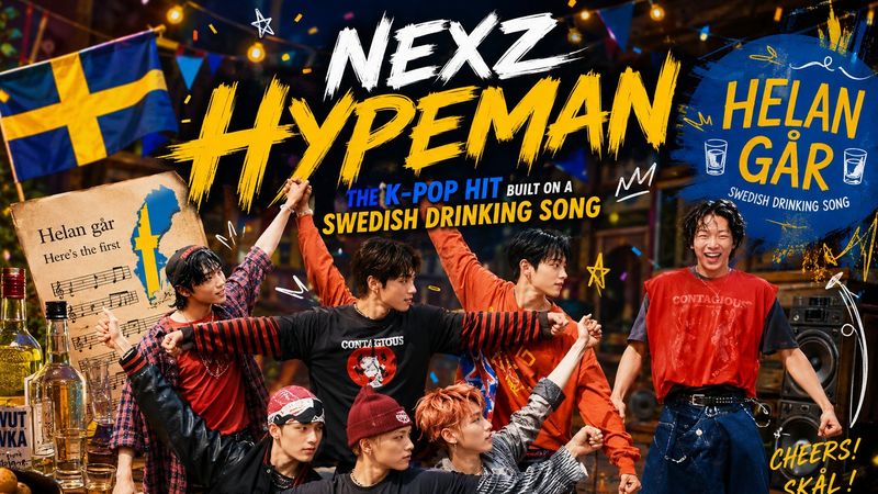 Why K-pop fans are chanting a Swedish bar anthem without knowing it, and how NEXZ HYPEMAN made it happen