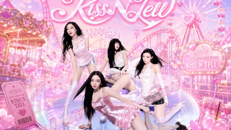 aespa’s KISS N TELL MV swaps sci-fi for a summer amusement park, but does its universe still lurk beneath?