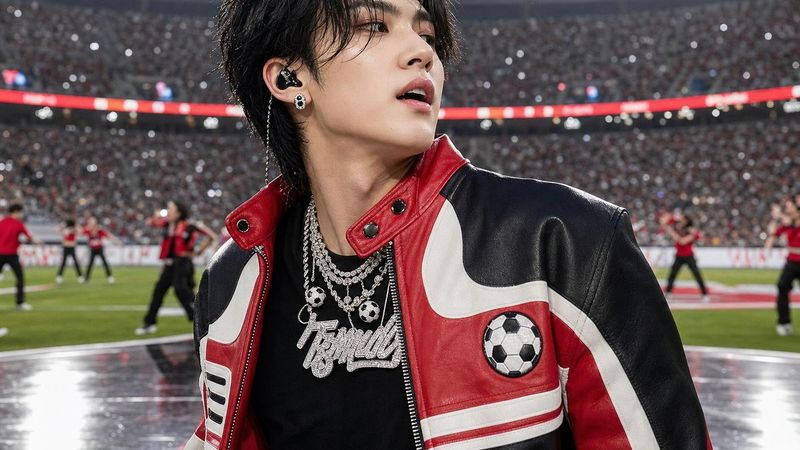 BTS Jungkook’s 2026 World Cup halftime outfit is going viral, and this necklace detail has ARMY zooming in