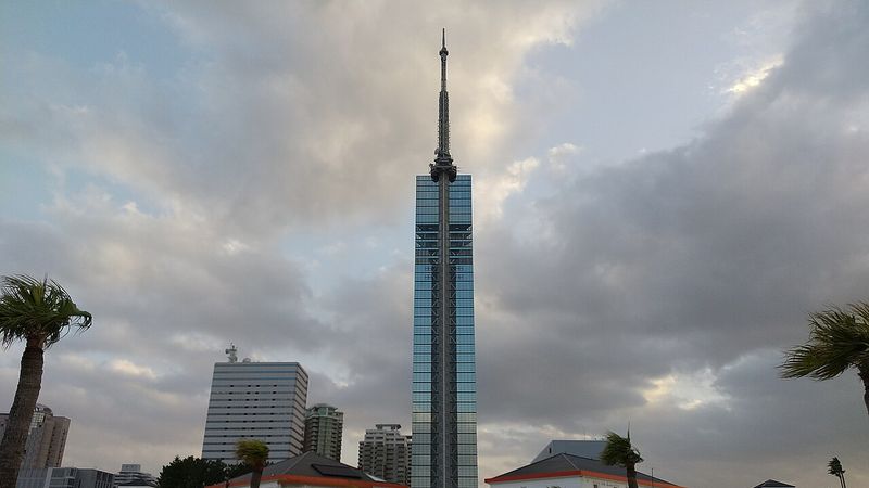 Fukuoka Tower from the Momochi waterfront