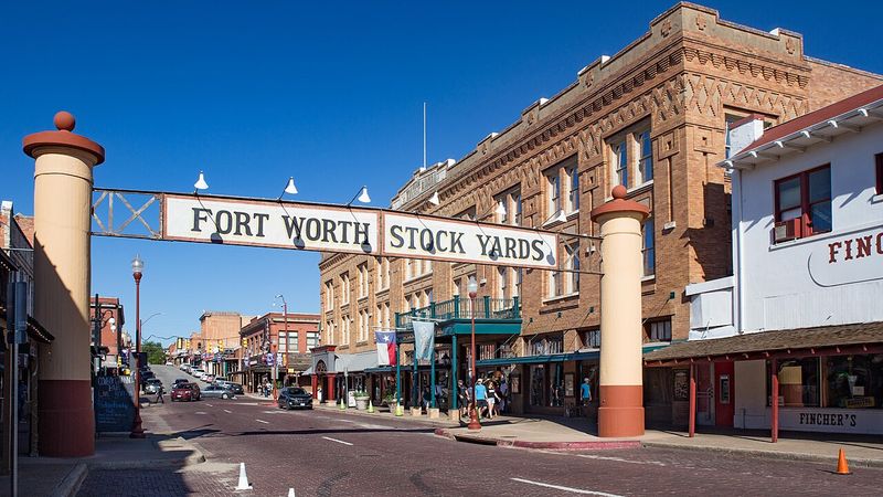 Fort Worth Stockyards entrance