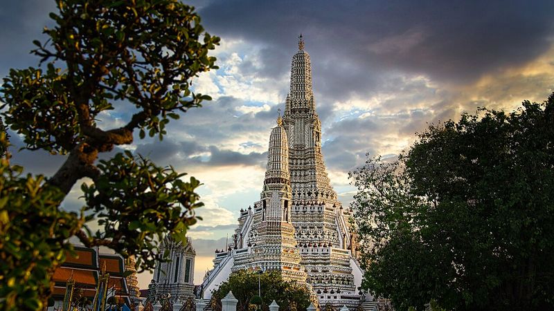 Wat Arun on the Chao Phraya river, Bangkok