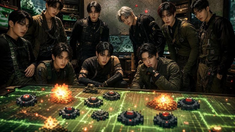 Stray Kids go dark as hunters in new FARMING unveil track, and this game-world concept teases their THIS and THAT era
