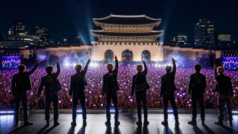 This BTS Gwanghwamun Netflix concert has Japanese social media debating safety, taxes and K-pop power
