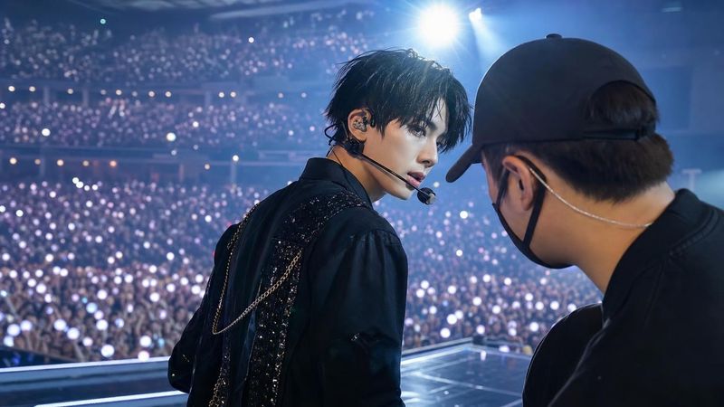This BTS Jin on-stage staff moment has ARMY rethinking boundaries between fan service and professionalism
