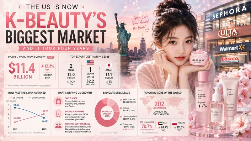 The US Is Now K-Beauty’s Biggest Market, and It Took Four Years